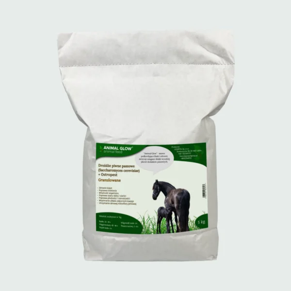 Granulated brewer's yeast feed + milk thistle for Horses